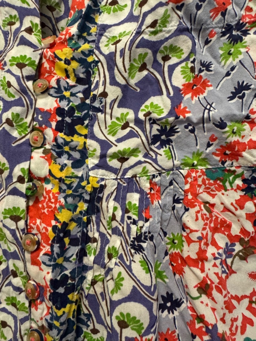 Mauve by Anthropologie Mixed-Print Blouse - Picture 4 of 4